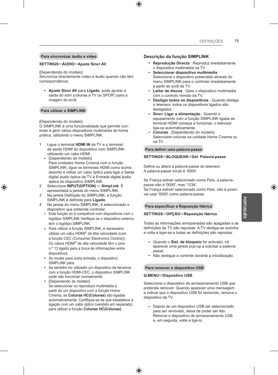 LG 24LB450B User Manual | Page 154 / 231