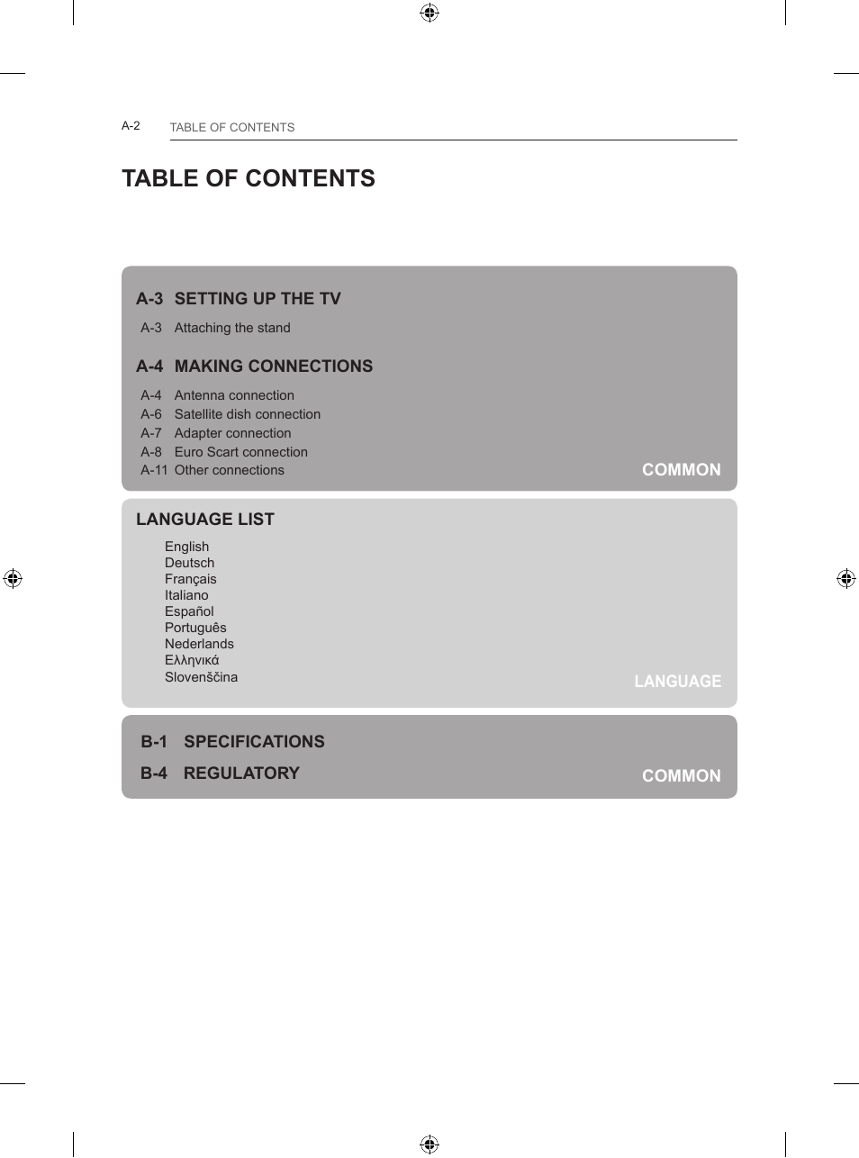 LG 24LB450B User Manual | Page 5 / 231