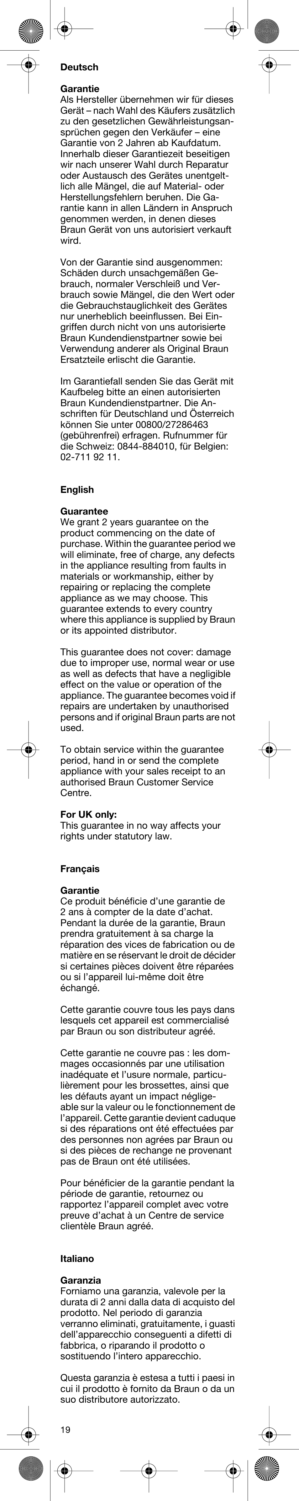 Braun D15525 User Manual | Page 17 / 21