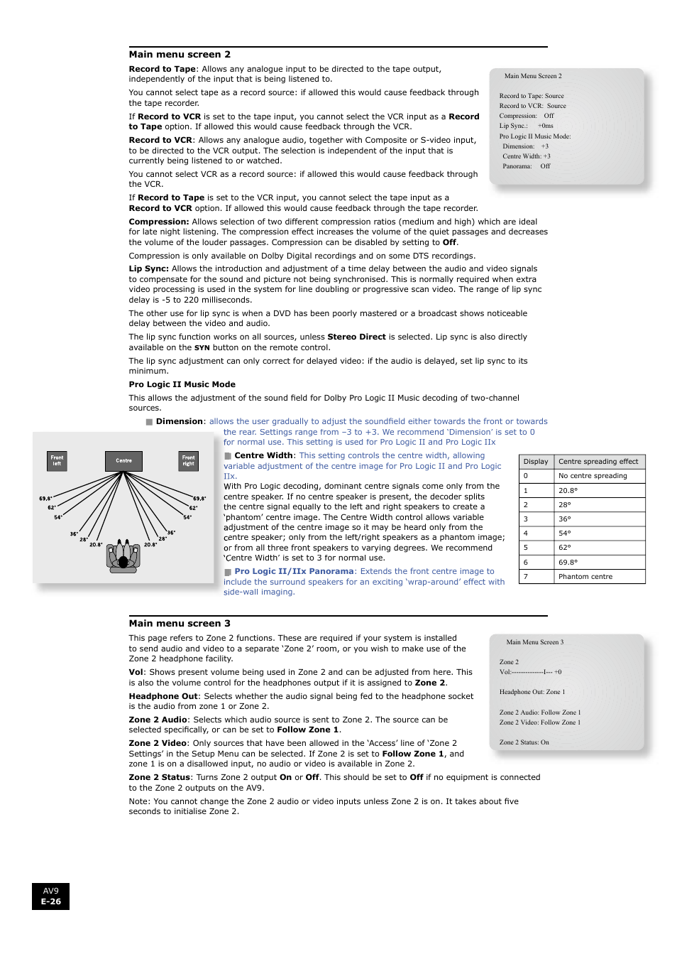 Arcam FMJ AV9 User Manual | Page 26 / 54