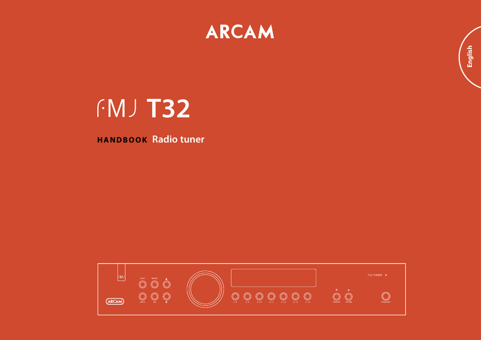Arcam FMJ T32 User Manual | 20 pages