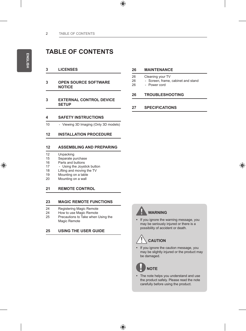 LG 55UB820V User Manual | Page 43 / 303