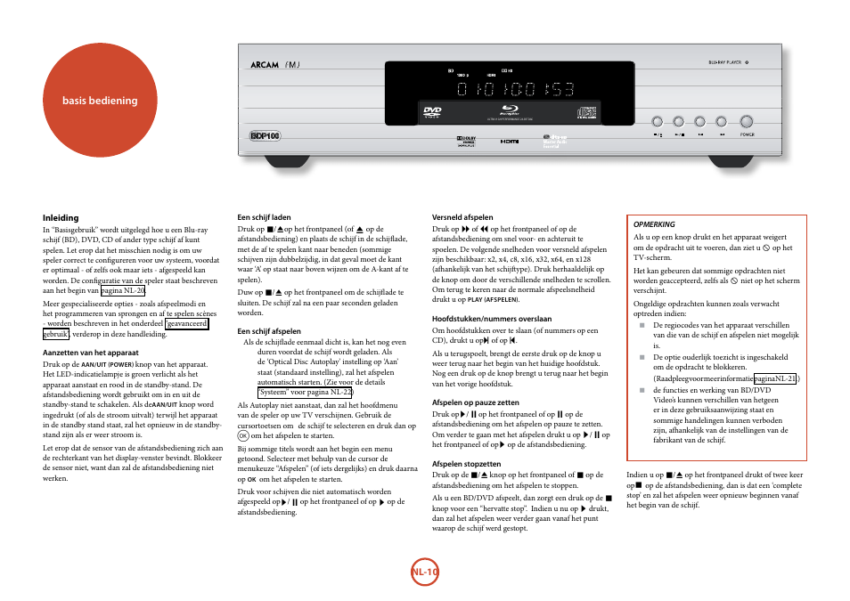 Arcam FMJ BDP100 User Manual | Page 116 / 148