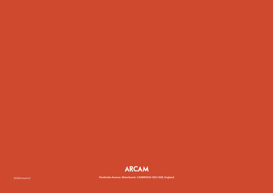 Arcam FMJ BDP100 User Manual | Page 148 / 148