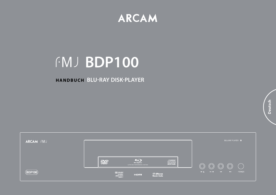 Bdp100 | Arcam FMJ BDP100 User Manual | Page 73 / 148