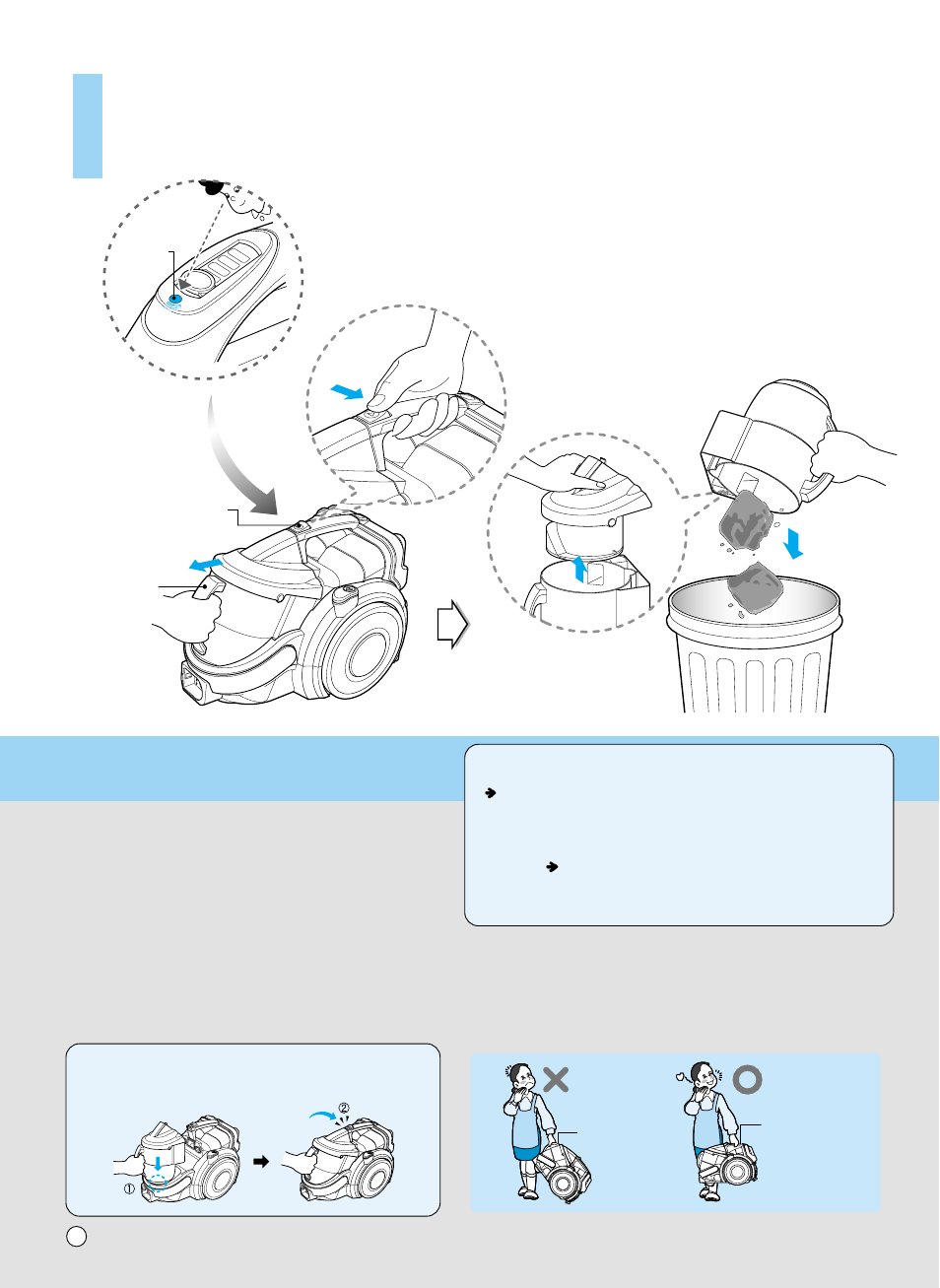 How to use, Instrucciones de uso | LG VKC801HTQ User Manual | Page 15 / 21