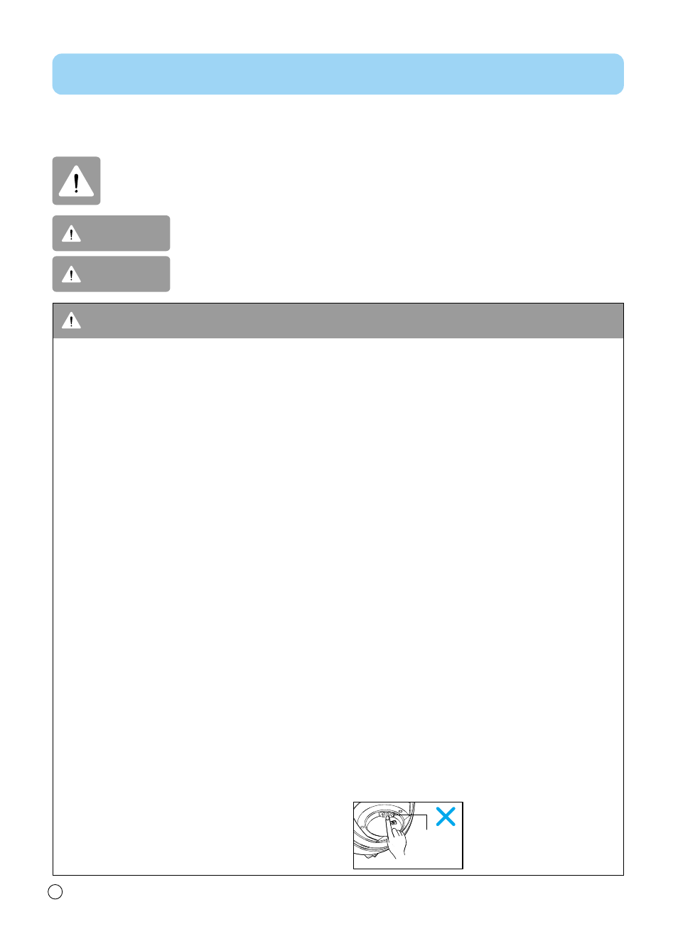 Instrucciones importantes de seguridad, Advertencia, Precaución | LG VKC801HTQ User Manual | Page 7 / 21