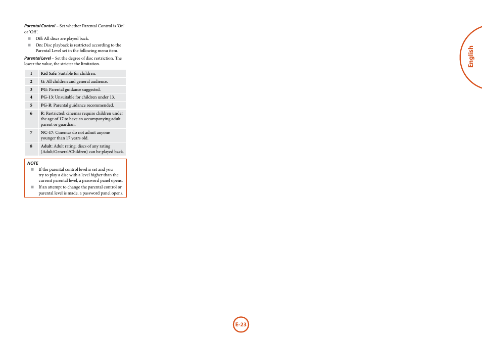 English | Arcam FMJ BDP300 User Manual | Page 25 / 46
