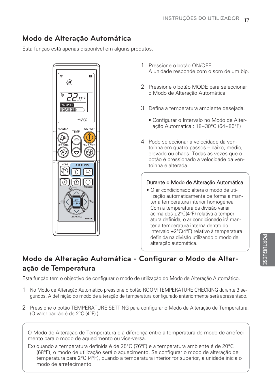 Modo de alteração automática | LG CV09 User Manual | Page 173 / 209