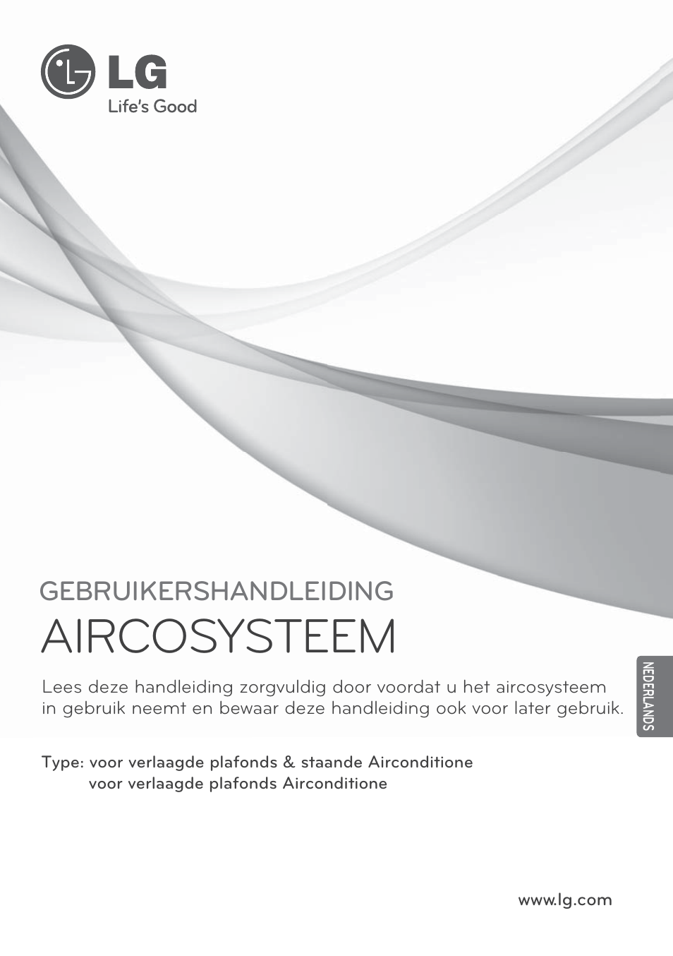 Aircosysteem, Gebruikershandleiding | LG CV09 User Manual | Page 183 / 209