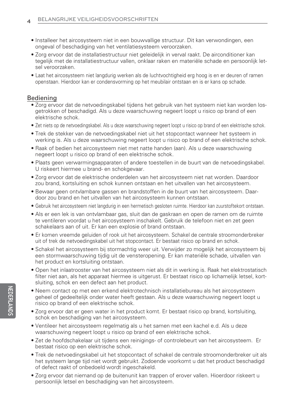 Nederl ands | LG CV09 User Manual | Page 186 / 209