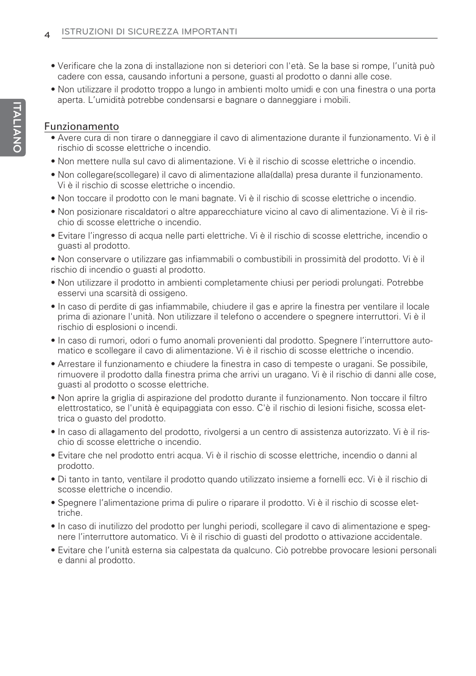 It aliano | LG CV09 User Manual | Page 30 / 209