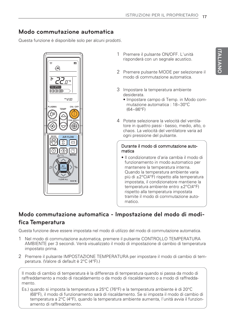Modo commutazione automatica | LG CV09 User Manual | Page 43 / 209