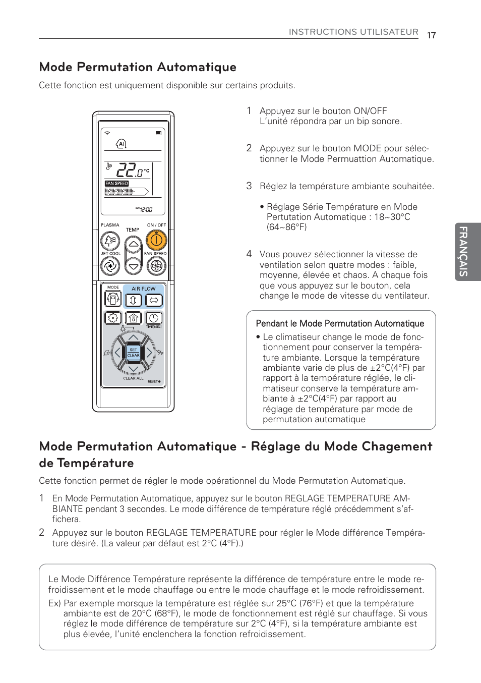 Mode permutation automatique | LG CV09 User Manual | Page 95 / 209