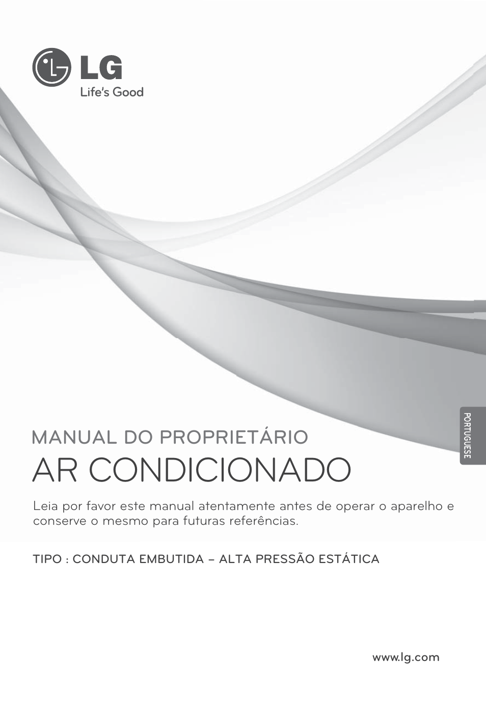 Ar condicionado, Manual do proprietário | LG ARNU12GBHA2 User Manual | Page 61 / 193