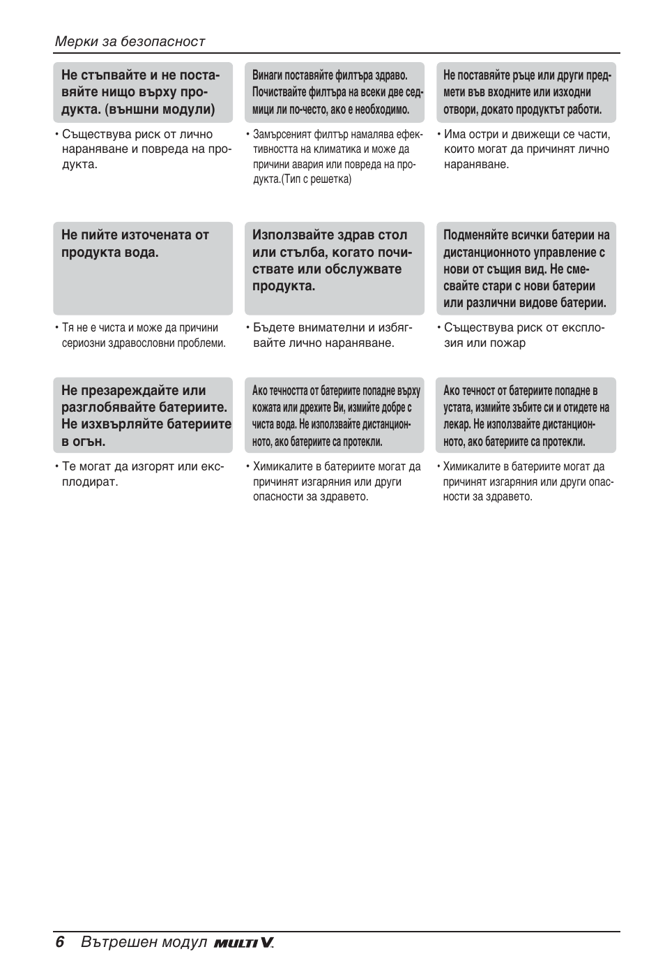 6вътрешен модул | LG ARNU09GTUC2 User Manual | Page 198 / 273