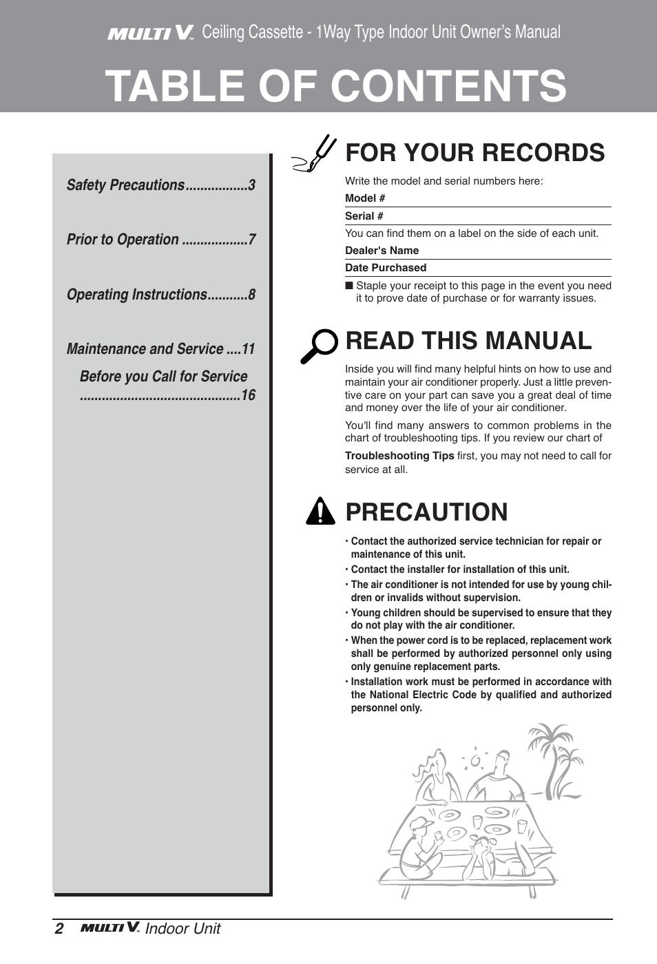 LG ARNU09GTUC2 User Manual | Page 2 / 273