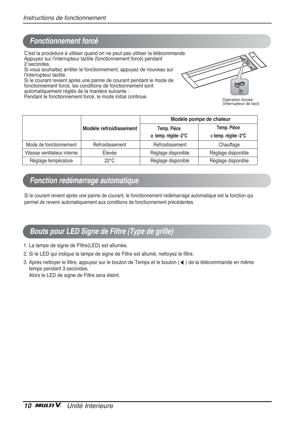 10 unité interieure | LG ARNU09GTUC2 User Manual | Page 58 / 273