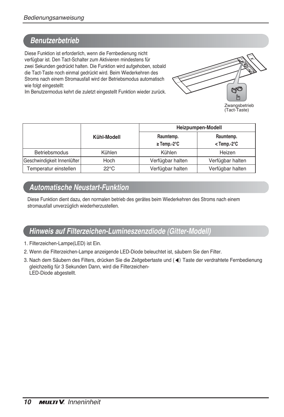 10 inneninheit | LG ARNU09GTUC2 User Manual | Page 74 / 273