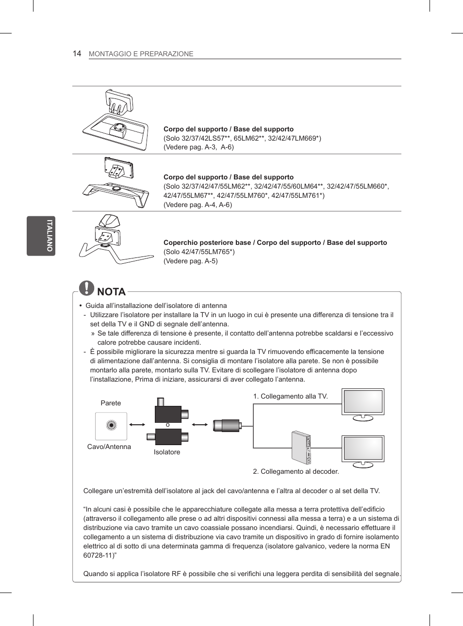 Nota | LG 37LS575S User Manual | Page 108 / 278