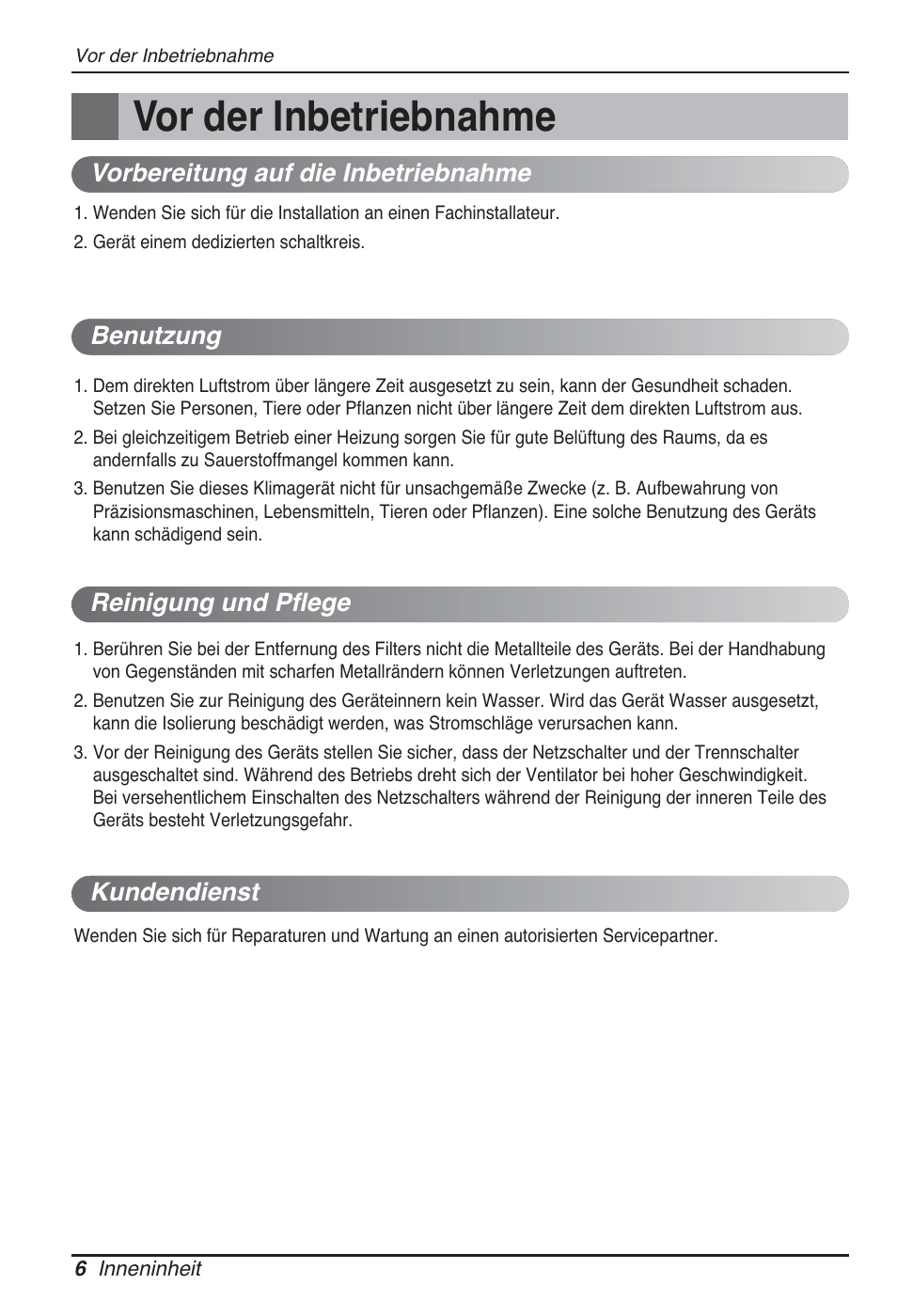 Vor der inbetriebnahme | LG CB09L User Manual | Page 102 / 193