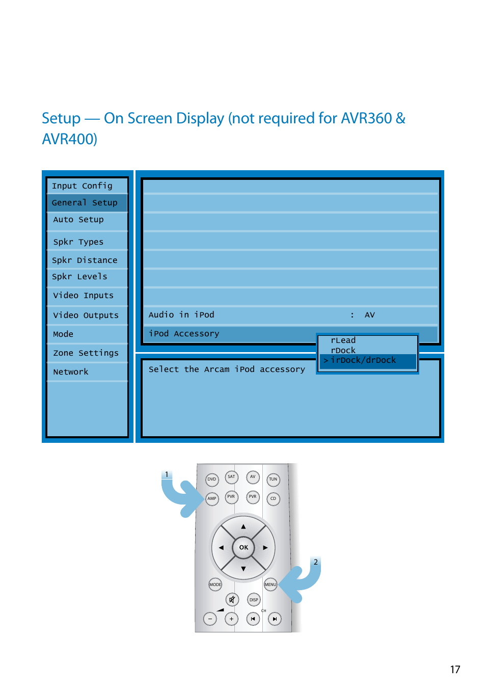 Arcam Doxx drDock User Manual | Page 17 / 26