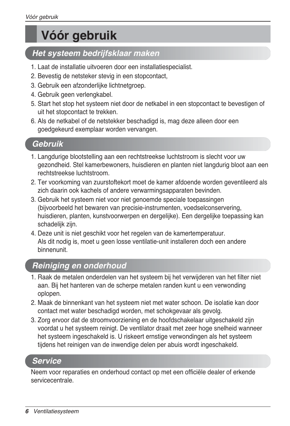 Vóór gebruik | LG LZ-H100GXN0 User Manual | Page 174 / 456