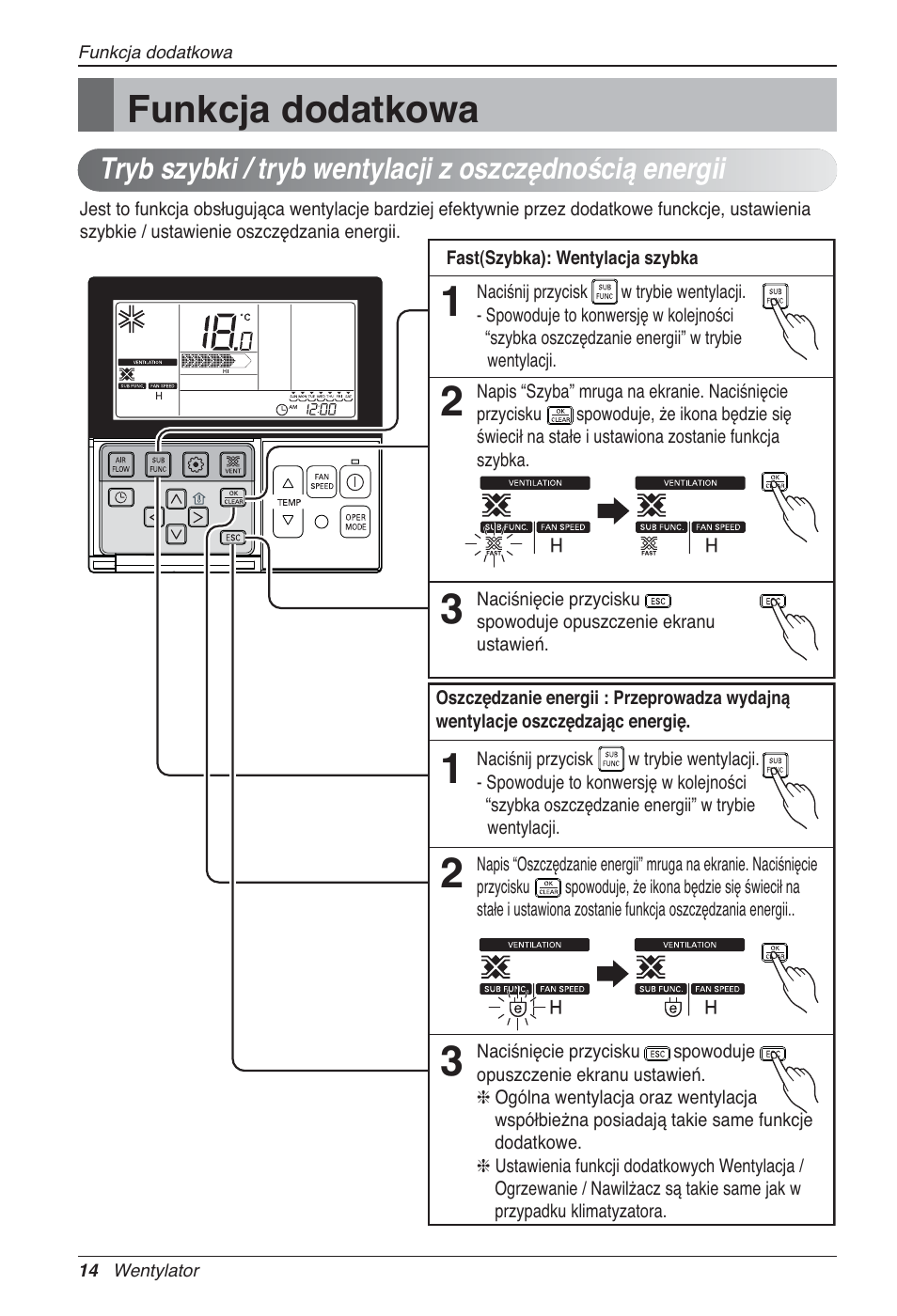 Funkcja dodatkowa | LG LZ-H100GXN0 User Manual | Page 206 / 456