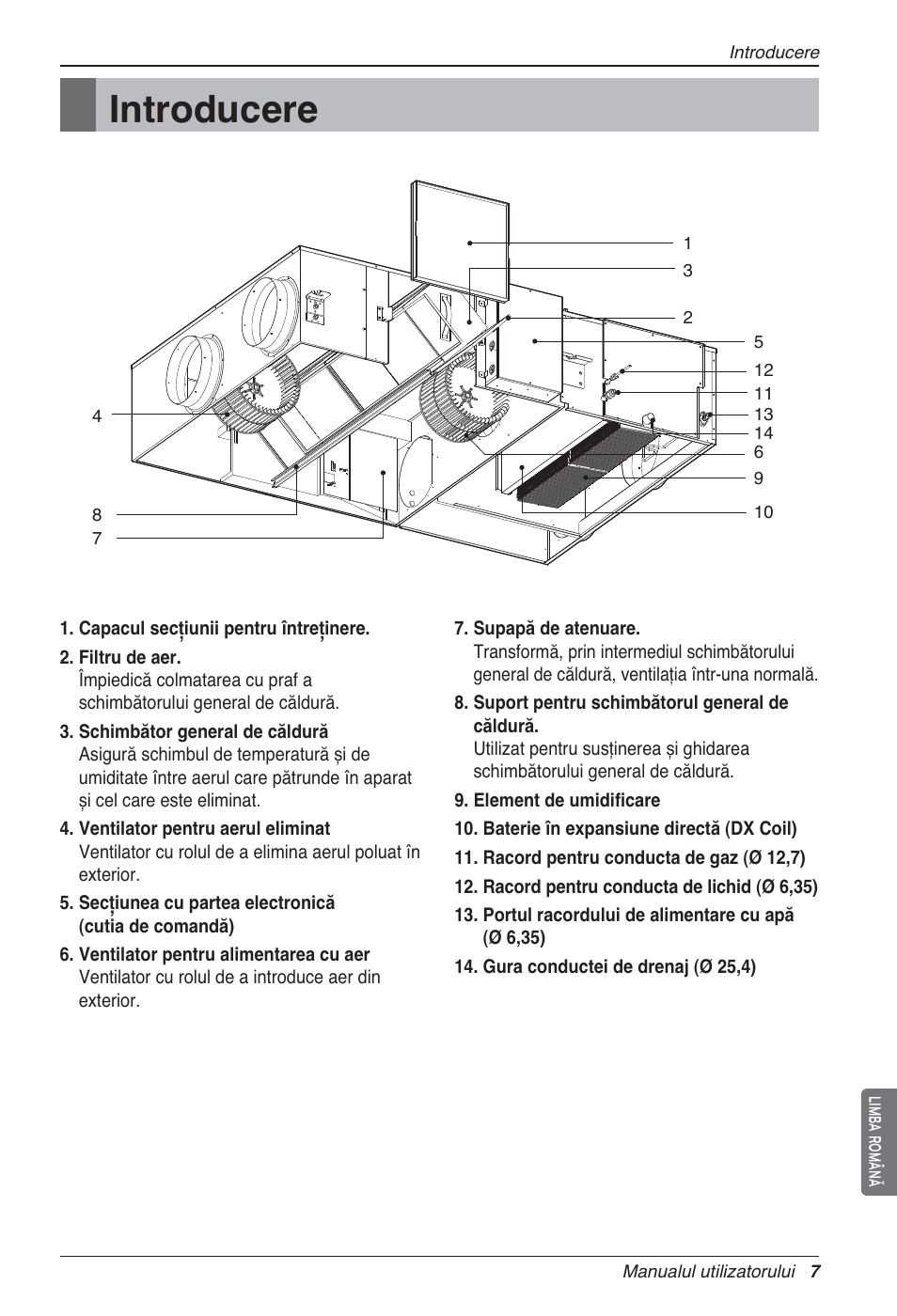 Introducere | LG LZ-H100GXN0 User Manual | Page 223 / 456