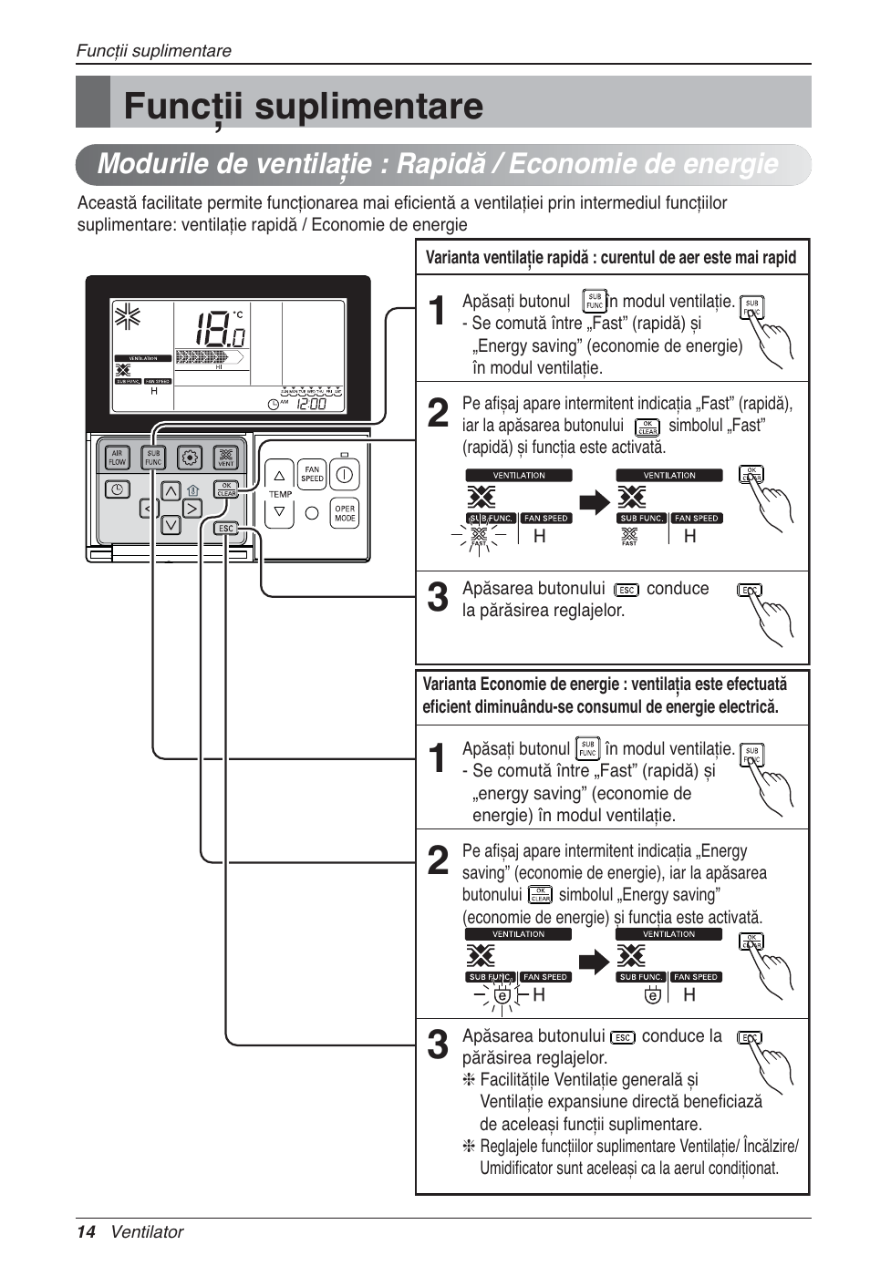 Funcţii suplimentare | LG LZ-H100GXN0 User Manual | Page 230 / 456