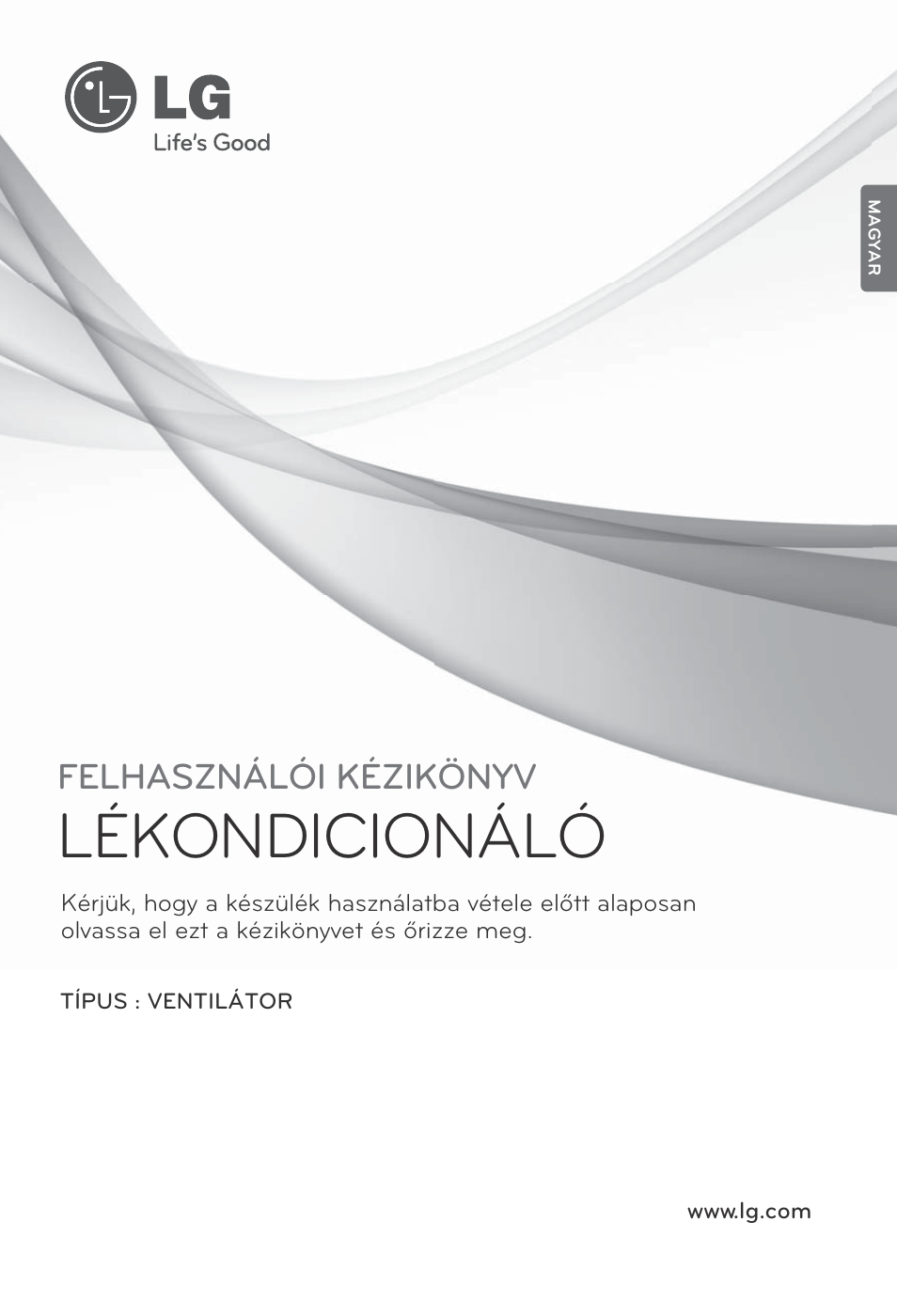 Magyar, Lékondicionáló, Felhasználói kézikönyv | LG LZ-H100GXN0 User Manual | Page 264 / 456