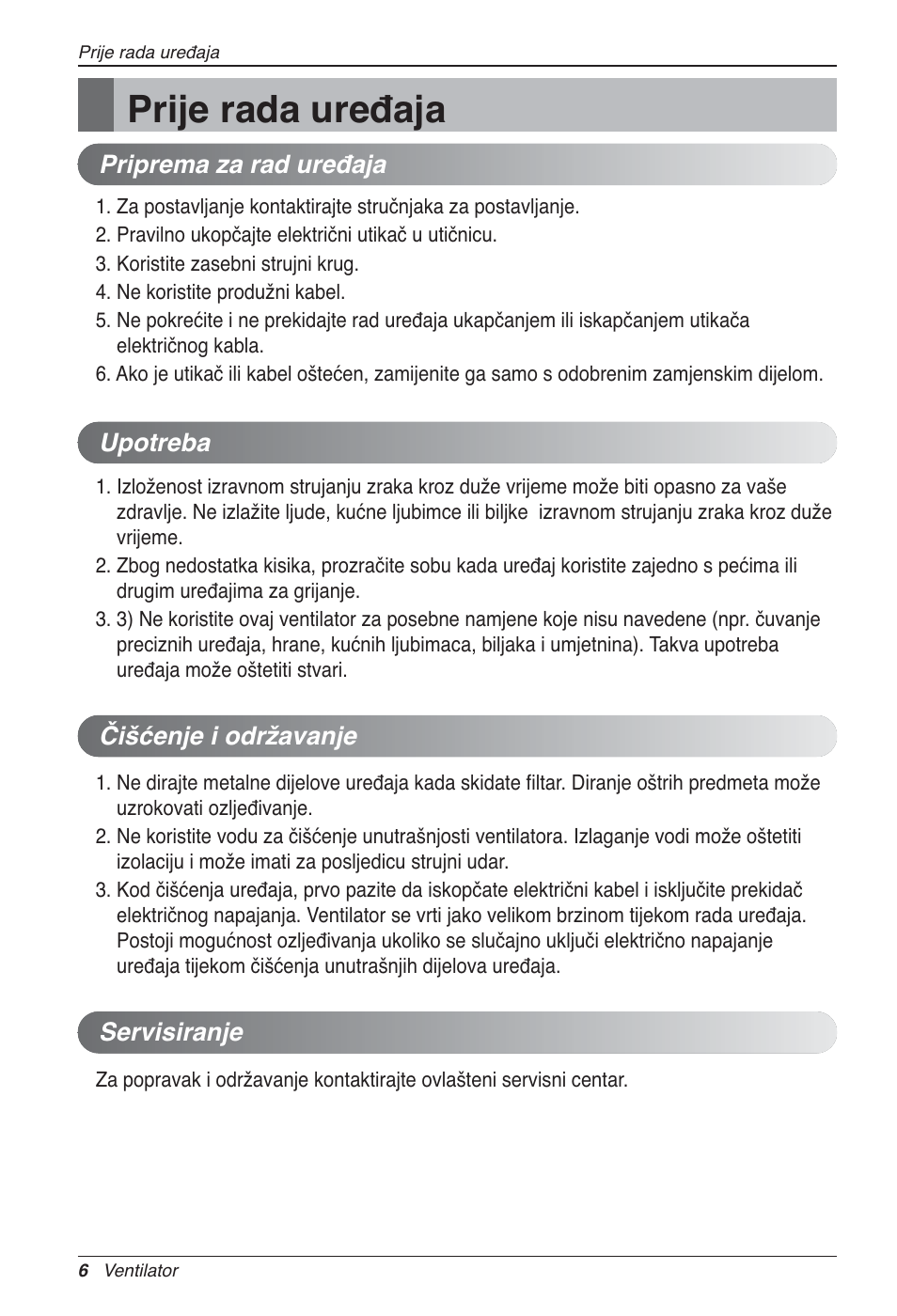 Prije rada uređaja | LG LZ-H100GXN0 User Manual | Page 341 / 456