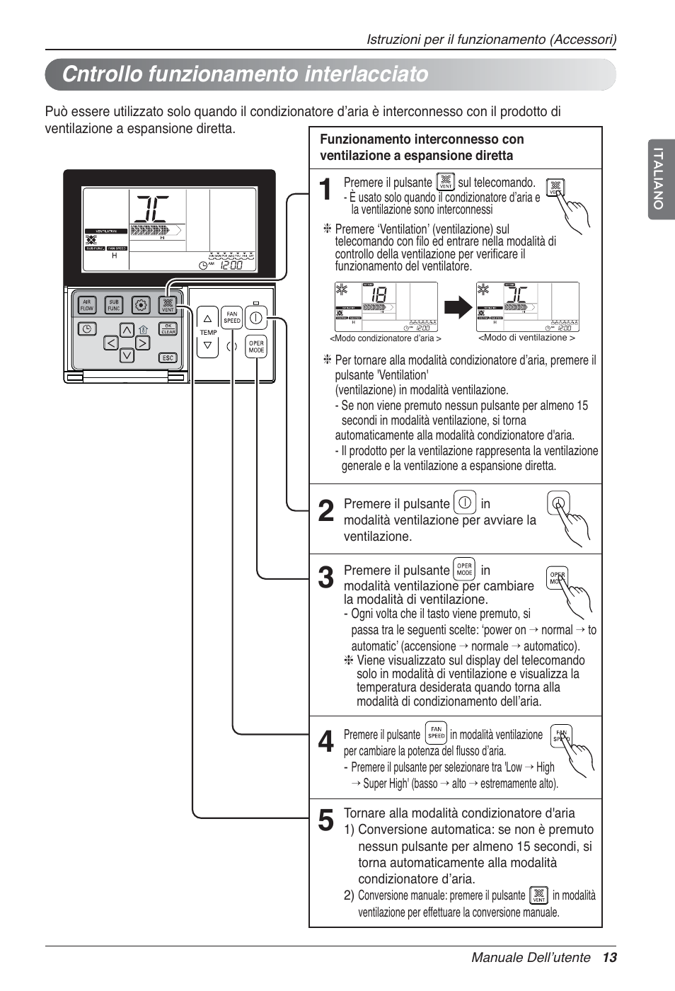 Cntrollo funzionamento interlacciato | LG LZ-H100GXN0 User Manual | Page 37 / 456