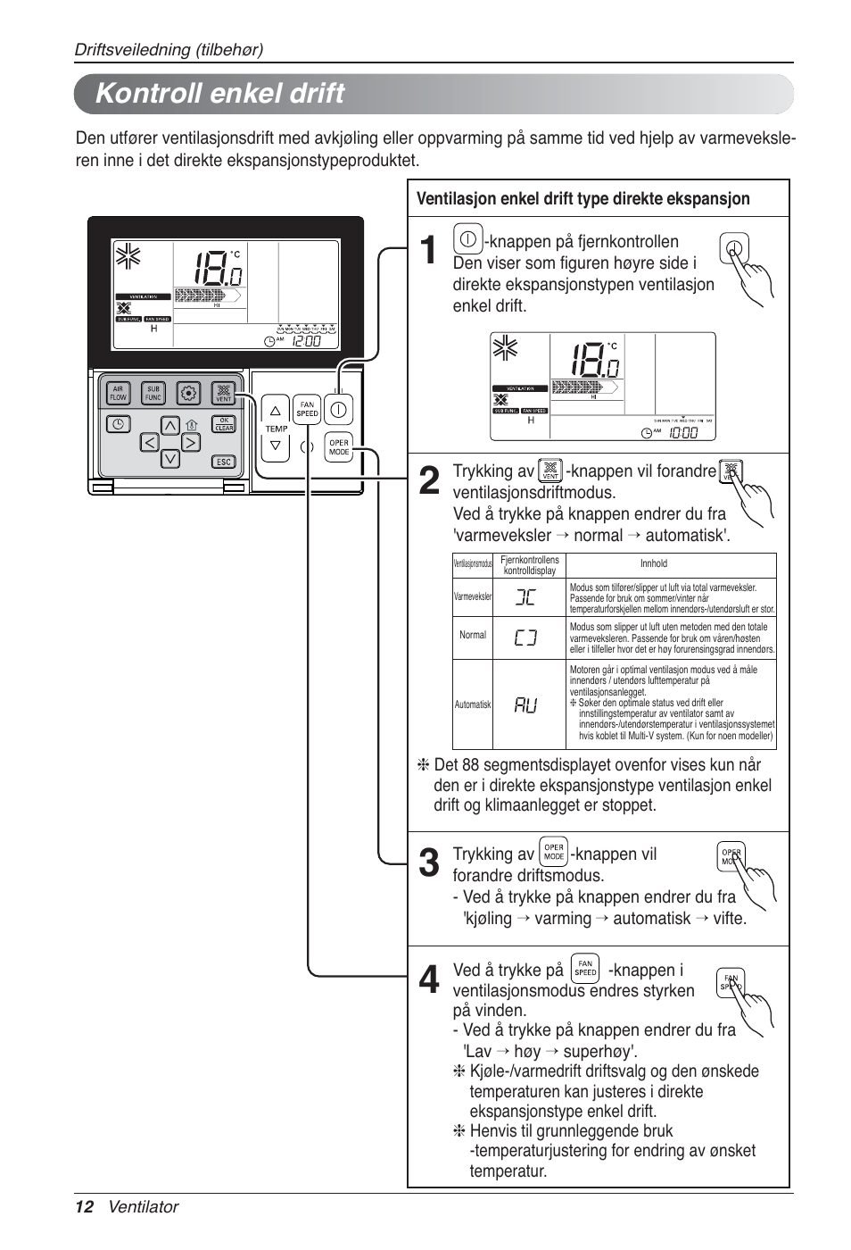 Kontroll enkel drift | LG LZ-H100GXN0 User Manual | Page 395 / 456