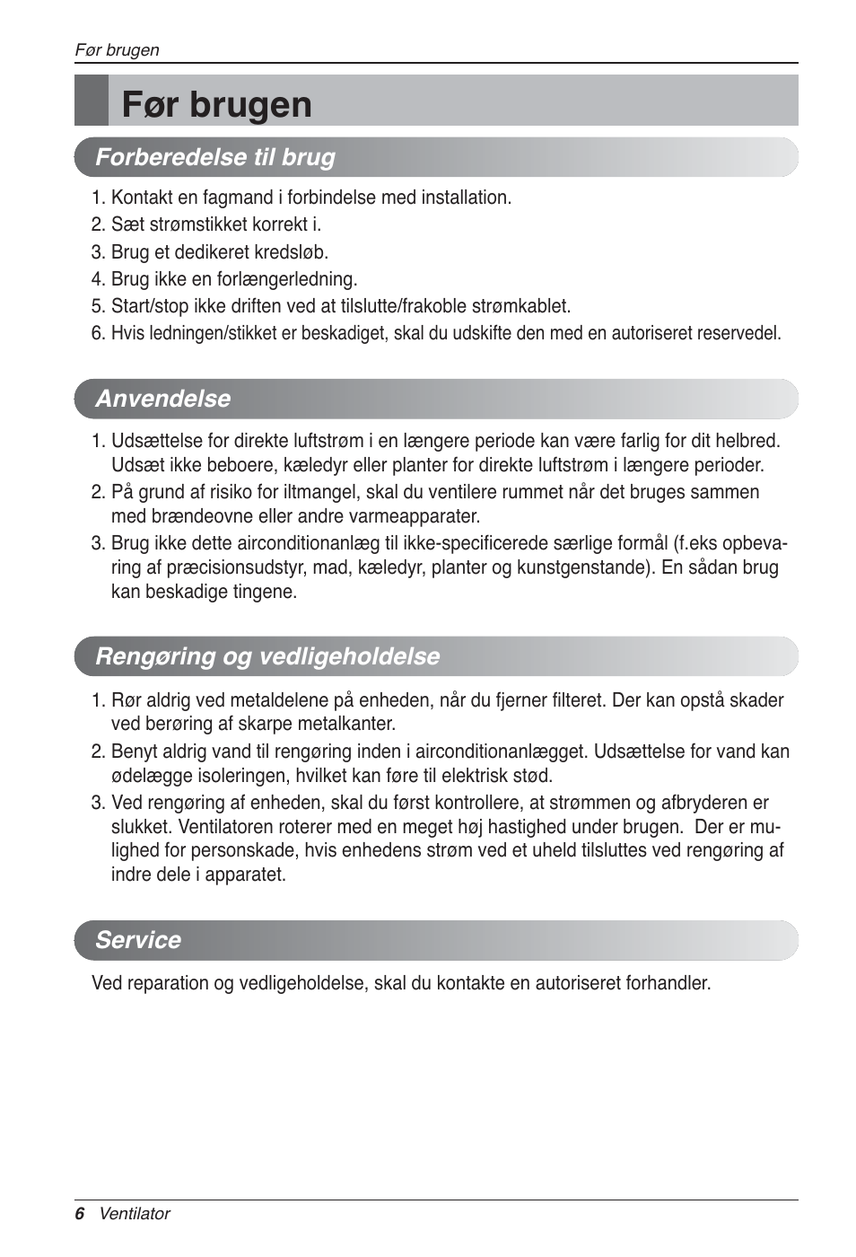 Før brugen | LG LZ-H100GXN0 User Manual | Page 437 / 456