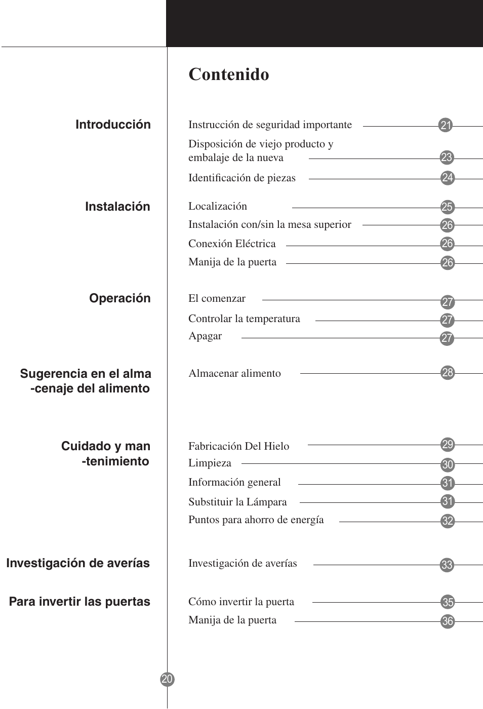 LG GR-181LA User Manual | Page 19 / 55