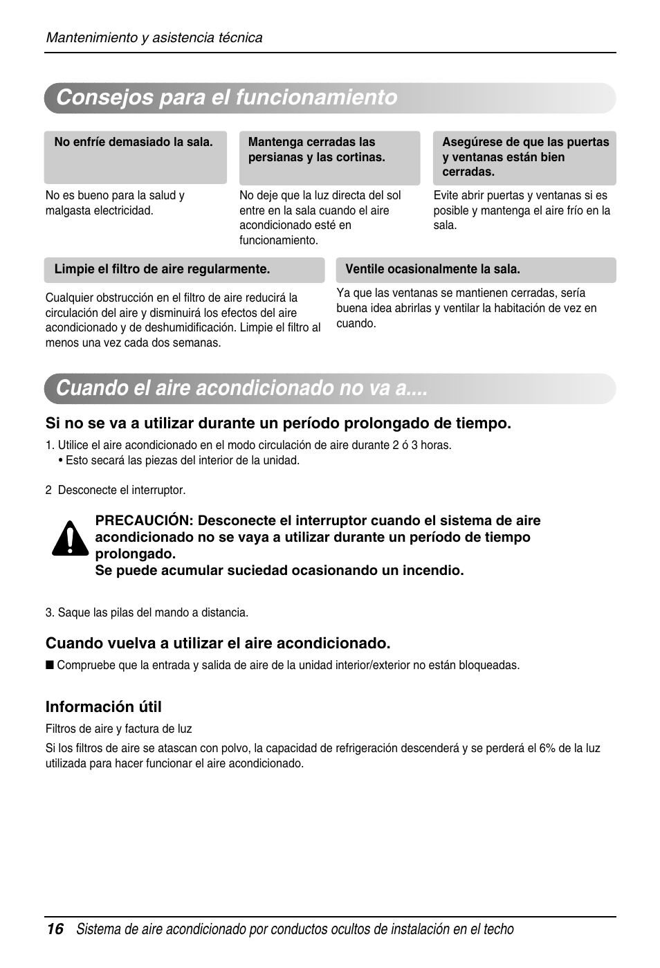 LG B30AWS User Manual | Page 16 / 19