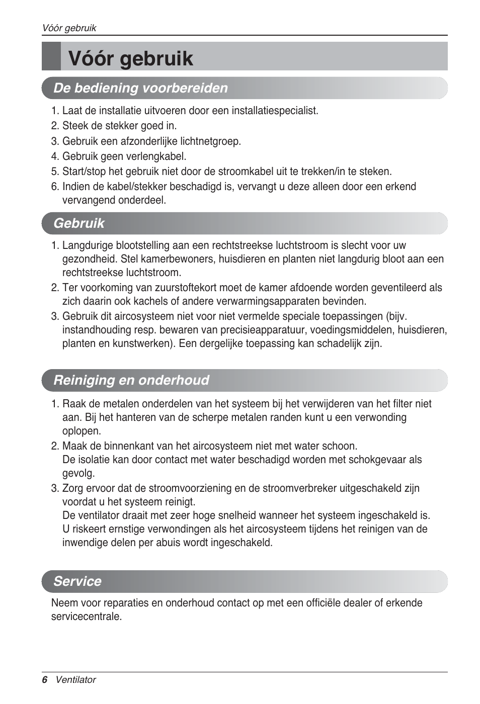 Vóór gebruik | LG LZ-H080GBA2 User Manual | Page 160 / 177