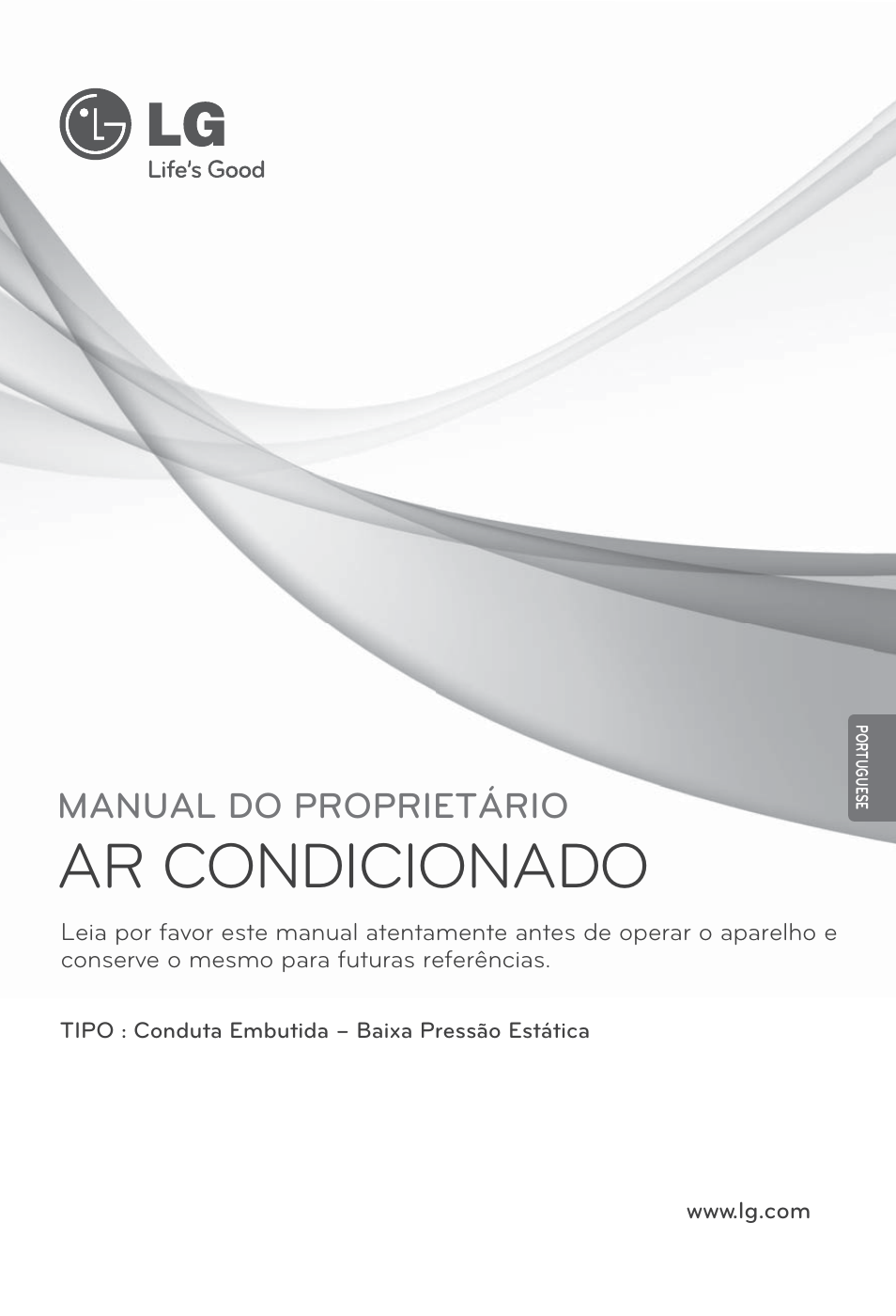 Ar condicionado, Manual do proprietário | LG ARNU12GL2G2 User Manual | Page 51 / 91