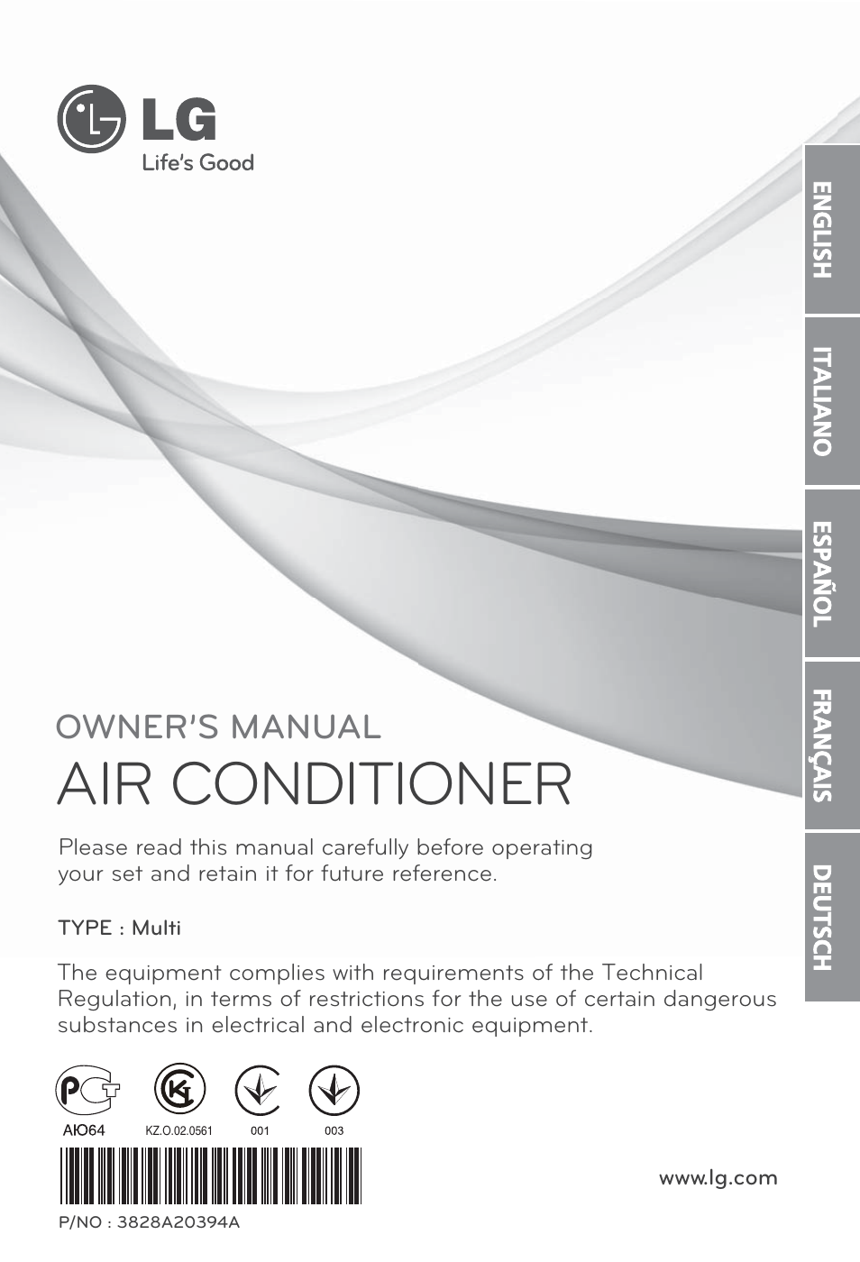 LG FM15AH-UL3 User Manual | 147 pages