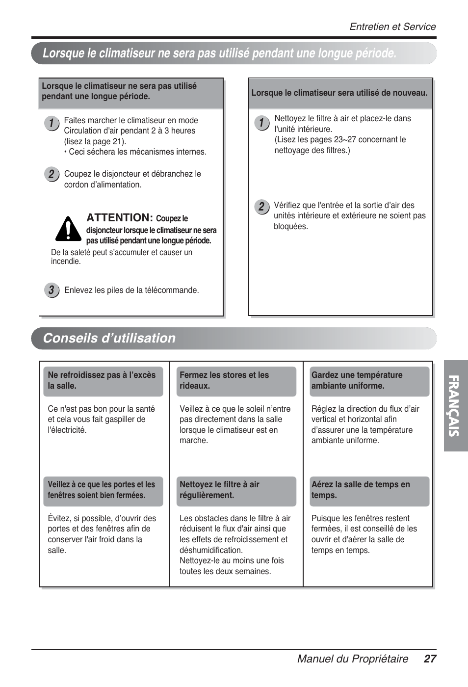 Français | LG FM15AH-UL3 User Manual | Page 117 / 147
