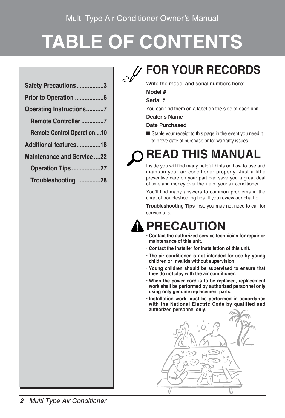 LG FM15AH-UL3 User Manual | Page 2 / 147