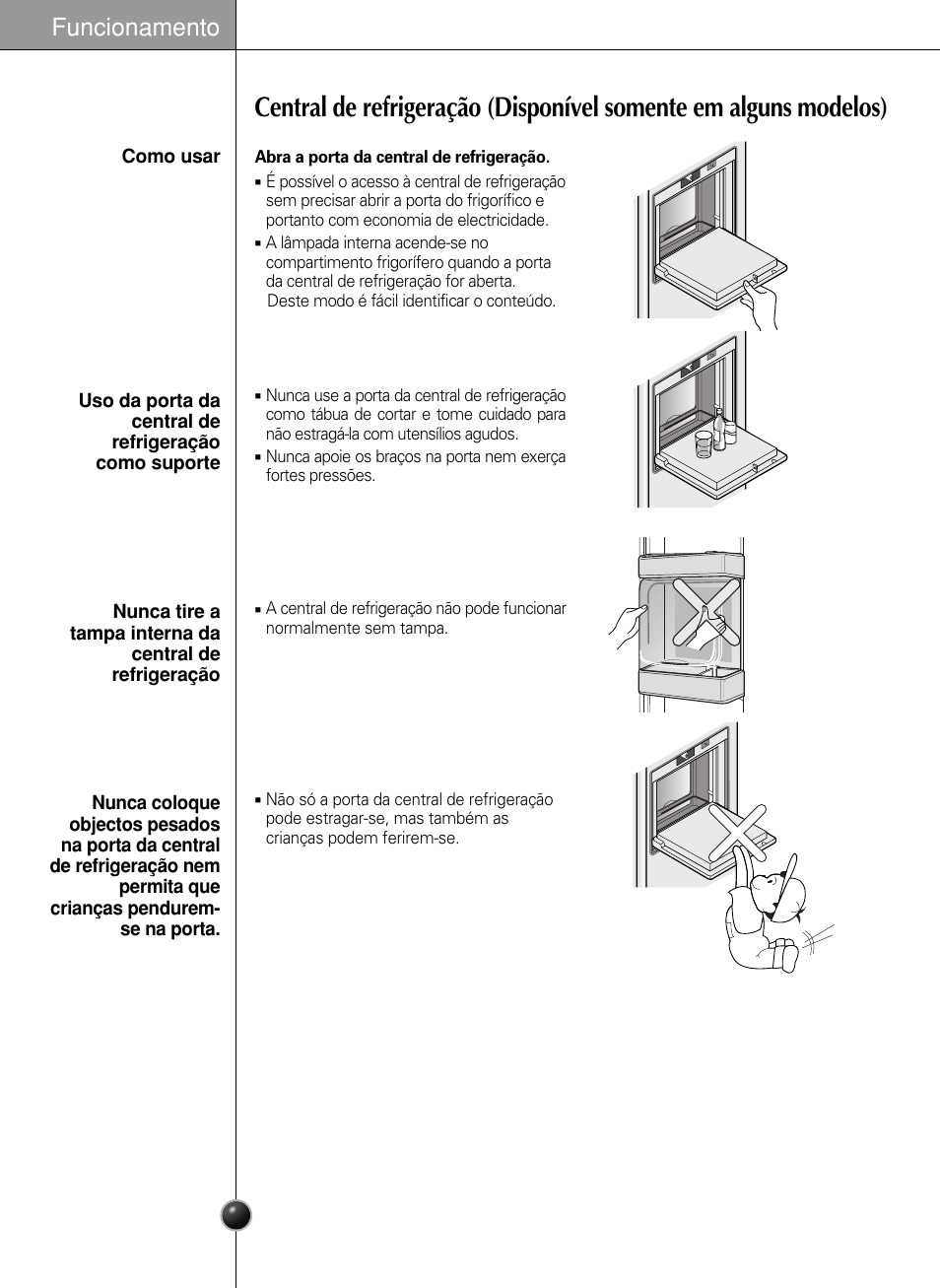 Funcionamento | LG GR-L217LCX User Manual | Page 71 / 85