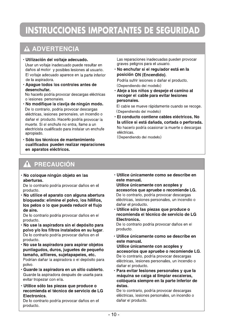 LG VB2718RT User Manual | Page 11 / 17