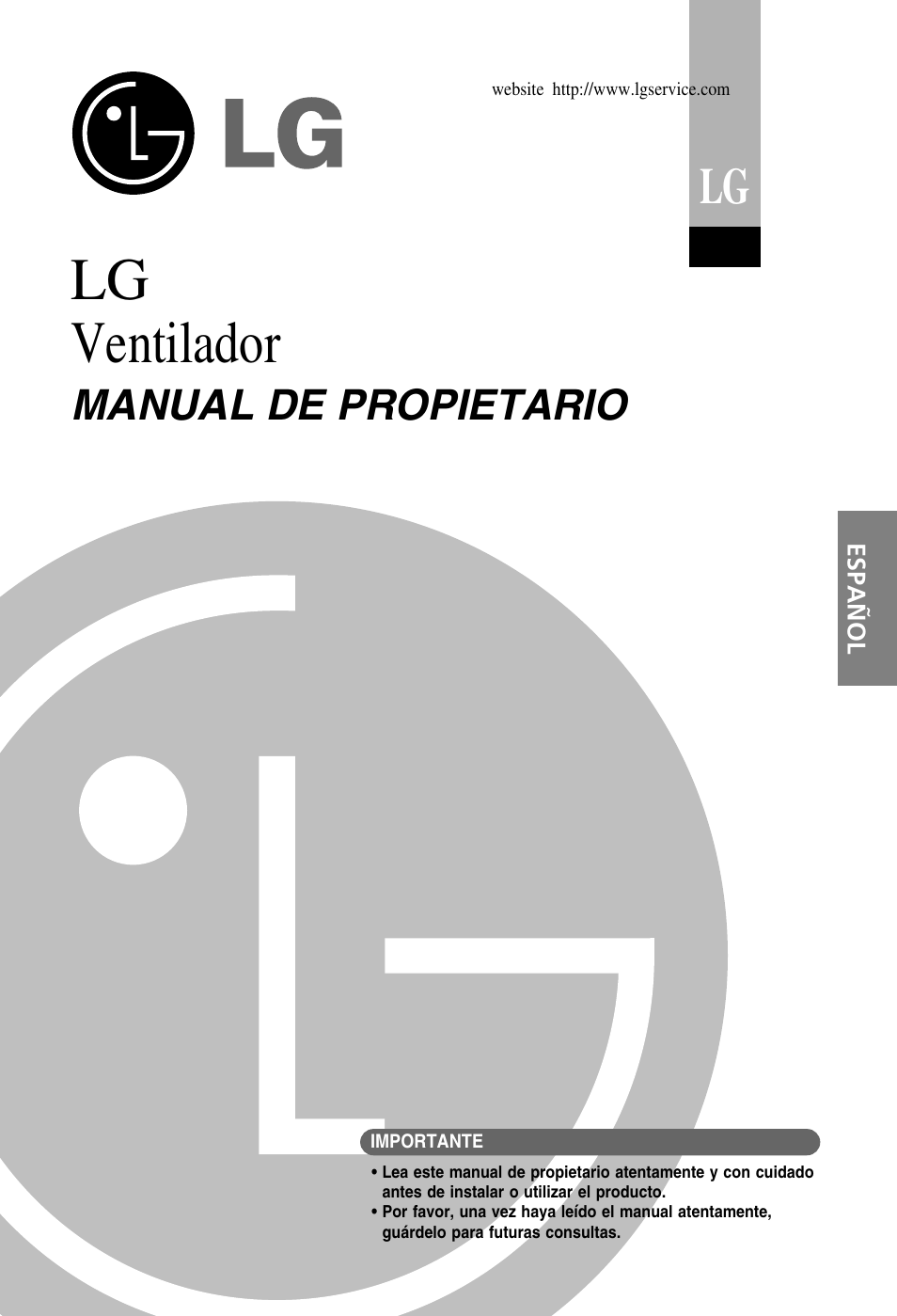 LG LZ-H100GBA1 User Manual | 23 pages