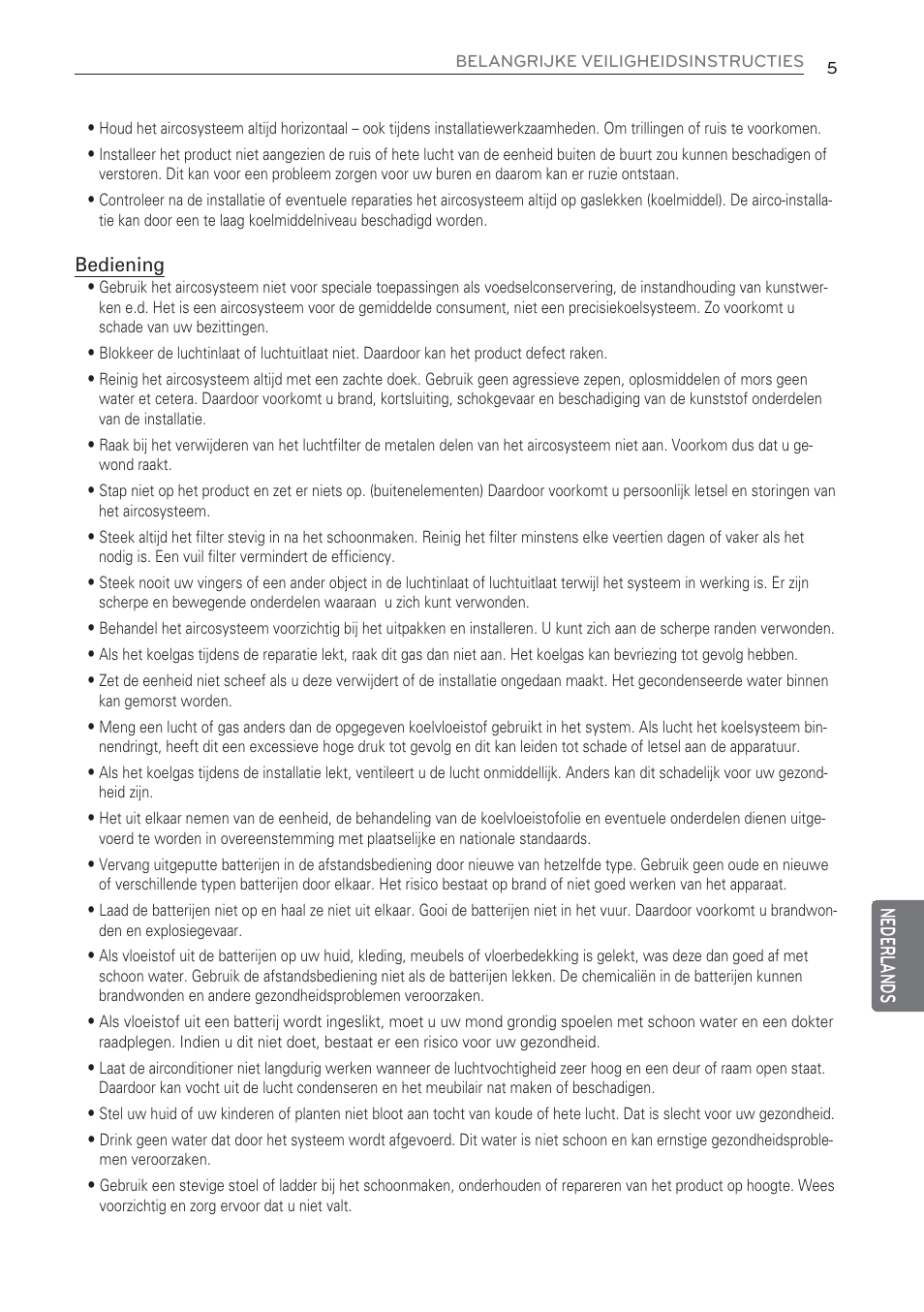 Nederl ands | LG MS07AQ User Manual | Page 159 / 221