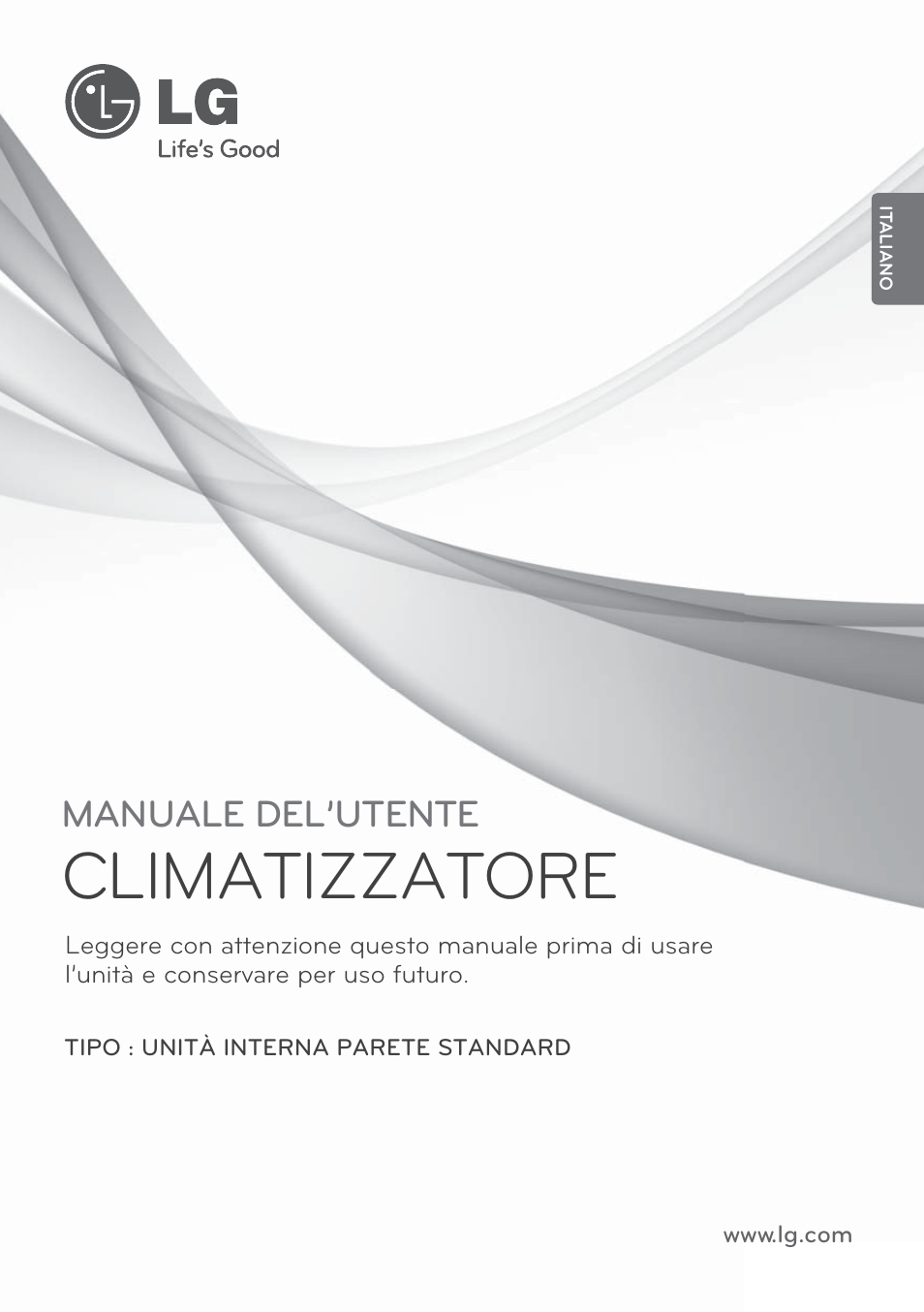 Climatizzatore, Manuale del’utente | LG MS07AQ User Manual | Page 23 / 221