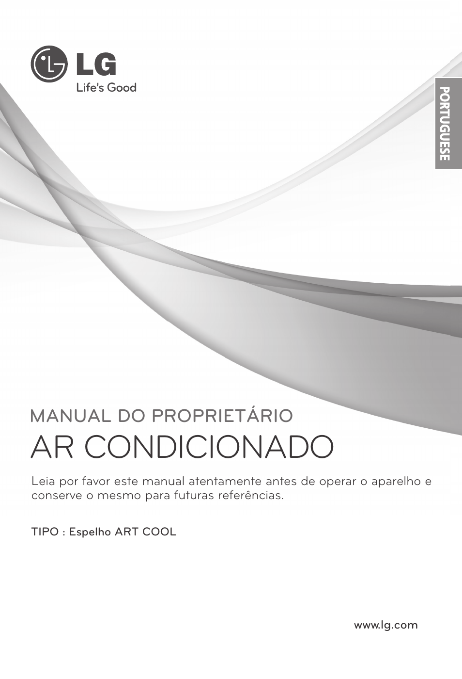 Ar condicionado, Manual do proprietário | LG ARNU18GS8V2 User Manual | Page 61 / 110