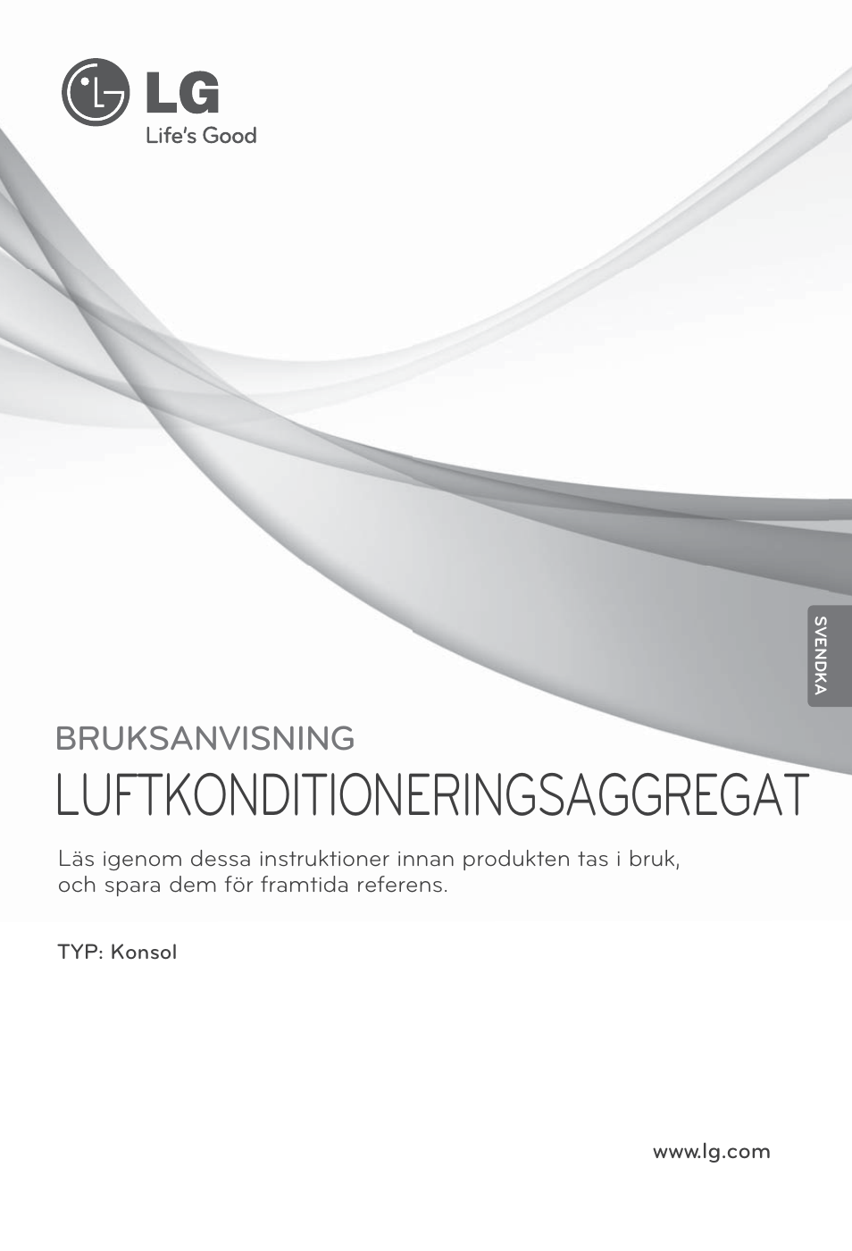 Svendka, Luftkonditioneringsaggregat, Bruksanvisning | LG ARNU07GQAA2 User Manual | Page 211 / 253