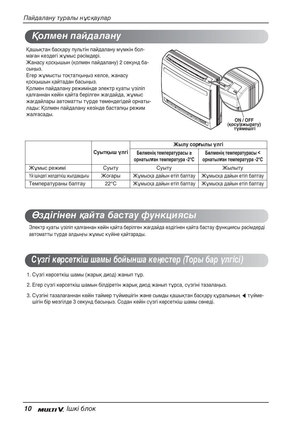 10 ішкі блок | LG ARNU07GQAA2 User Manual | Page 248 / 253